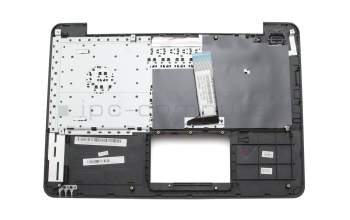 Keyboard incl. topcase UK (english) black/black original suitable for Asus X455LD