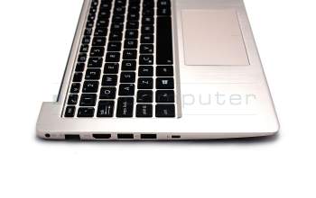 Keyboard incl. topcase UK (english) black/silver original suitable for Asus VivoBook S200E