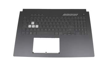 Keyboard incl. topcase UK (english) black/transparent/black with backlight original suitable for Asus TUF Gaming A17 FA707RM