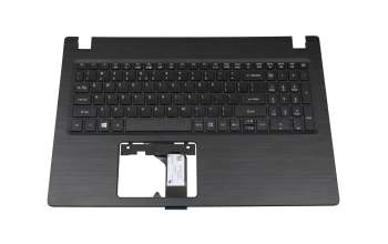 Keyboard incl. topcase US (english) black/black original suitable for Acer Aspire 3 (A315-21)