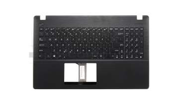 Keyboard incl. topcase US (english) black/black original suitable for Asus X551MA