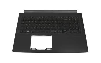 Keyboard incl. topcase US (english) black/black with backlight original suitable for Acer Aspire 5 (A515-51G)