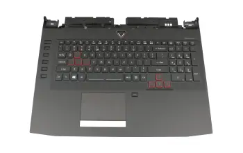 Keyboard incl. topcase US (english) black/black with backlight original suitable for Acer Predator 17 (G9-792)