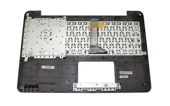 Keyboard incl. topcase US (english) black/silver original suitable for Asus A555LB