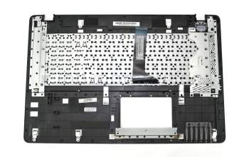 Keyboard incl. topcase US (english) black/silver original suitable for Asus F750LN