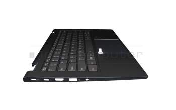 Keyboard incl. topcase US (english) grey/blue with backlight original suitable for Lenovo ThinkBook 14s Yoga ITL (20WE)