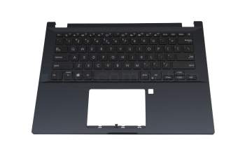 Keyboard incl. topcase black/black with backlight Arabic original suitable for Asus ExpertBook P2 P2552FBA