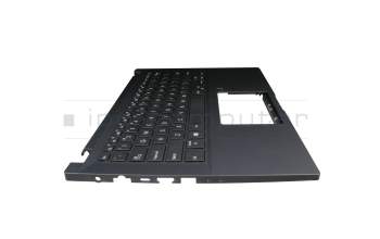 Keyboard incl. topcase black/black with backlight arabic original suitable for Asus ExpertBook P2 P2451FB