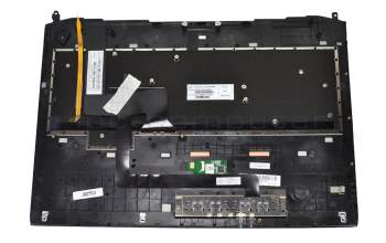 Keyboard incl. topcase black/black with backlight original suitable for Asus ROG G750JS