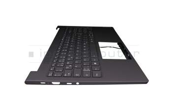 L1CZ13K00T9 original Lenovo keyboard incl. topcase DE (german) black/grey with backlight