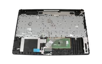 L24637-041 HP keyboard incl. topcase DE (german) black/black (brushed metal look)