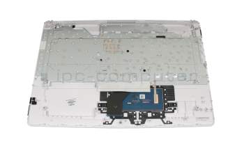 L25446-041 original HP keyboard incl. topcase DE (german) white/white