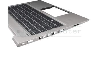 L38138-041 original HP keyboard incl. topcase DE (german) black/silver with backlight