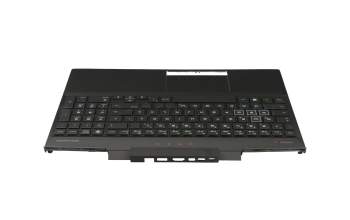 L55705-041 original HP keyboard incl. topcase DE (german) black/black with backlight