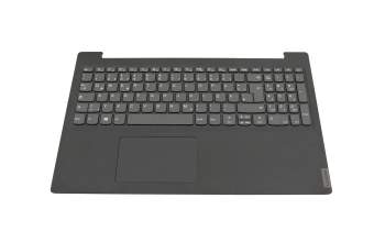 LCM16H66D0-686 original Lenovo keyboard incl. topcase DE (german) grey/black (rough)