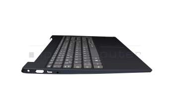 LCM16K2 original Lenovo keyboard incl. topcase DE (german) grey/blue