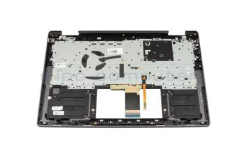 LCM21L16D0J6864 original Lenovo keyboard incl. topcase DE (german) grey/grey with backlight