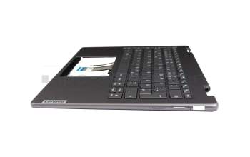 LCM21L16D0J6864 original Lenovo keyboard incl. topcase DE (german) grey/grey with backlight