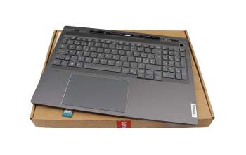 LCM22H66CHJ686 original Lenovo keyboard incl. topcase CH (swiss) grey/grey with backlight