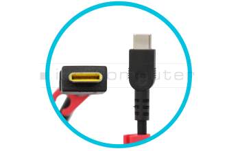 Lenovo ThinkPad L13 2-in-1 G6 (21R7) original USB-C GaN-AC-adapter 65.0 Watt slim