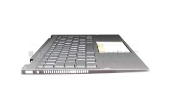 M01287-041 original HP keyboard incl. topcase DE (german) silver/silver with backlight