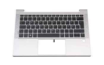 M08699-041 original HP keyboard incl. topcase DE (german) black/silver with backlight