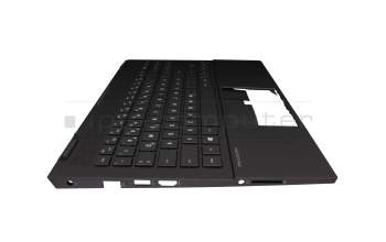 M09321-041 HP keyboard incl. topcase DE (german) black/black with backlight (Mica Silver Aluminium)