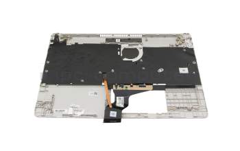 M17185-041 original HP keyboard incl. topcase DE (german) silver/silver with backlight