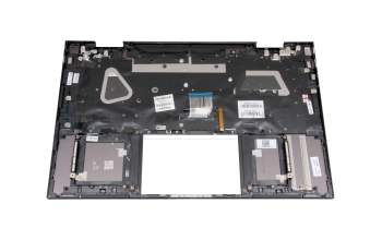 M30782-041 original HP keyboard incl. topcase DE (german) black/black with backlight