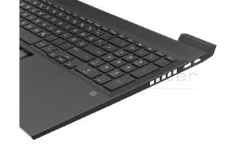 M76862-041 original HP keyboard incl. topcase DE (german) black/black with backlight (RTX graphics card)