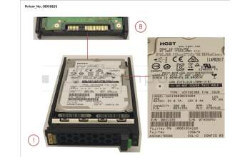 Fujitsu HD SAS 12G 300GB 15K HOT PL 2.5\' EP for Fujitsu PrimeQuest 3800E2