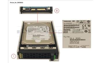 Fujitsu HD SAS 12G 300GB 10K 512N HOT PL 2.5\' EP for Fujitsu PrimeQuest 3800E2
