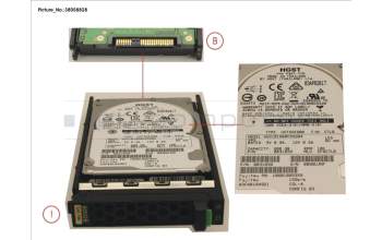 Fujitsu HD SAS 12G 600GB 10K 512N HOT PL 2.5\' EP for Fujitsu PrimeQuest 3800E2