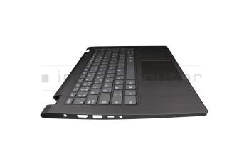 MGE 181001 0A original Lenovo keyboard incl. topcase FR (french) grey/grey