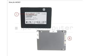 Fujitsu SSD S3 480GB 2.5 SATA for Fujitsu Celsius M7010X