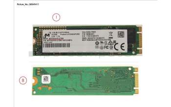 Fujitsu SSD S3 M.2 2280 512GB for Fujitsu Esprimo P957