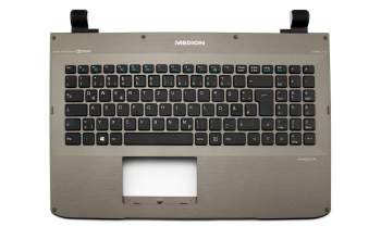 MP-13A96D0-360 original Medion keyboard incl. topcase DE (german) black/grey