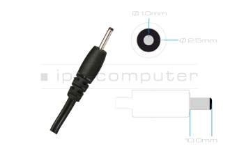 Medion Akoya E2215T (NT16H) original AC-adapter 15.0 Watt EU Wallplug rounded