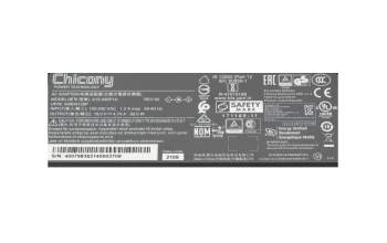 Medion Akoya P6647 (C15BV-N) original AC-adapter 90.0 Watt rounded