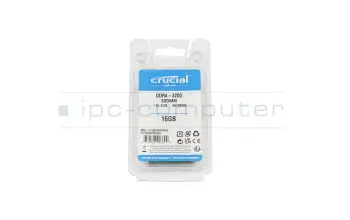 Memory 16GB DDR4-RAM 3200MHz (PC4-25600) from Crucial for SHS Computer Workstation NP70RNH (i7-13700H)