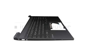 N13298-041 original HP keyboard incl. topcase DE (german) black/grey with backlight