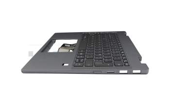 NB6837E original Lenovo keyboard incl. topcase BE (belgian) grey/grey with backlight