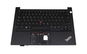 NBLC8 original Lenovo keyboard incl. topcase DE (german) black/black with backlight and mouse-stick