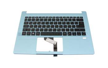 NK.I1313.01H original Acer keyboard incl. topcase DE (german) black/blue with backlight
