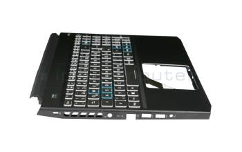 NKI15130MU original Acer keyboard incl. topcase DE (german) black/black with backlight