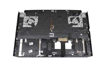 NKI15131GE original Acer keyboard incl. topcase DE (german) black/white/black with backlight (Connection cable 16mm)
