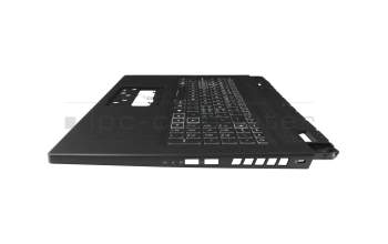 NKI151334C original Acer keyboard incl. topcase CH (swiss) black/transparent/black with backlight