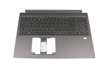 NKI151S08A original Acer keyboard incl. topcase DE (german) black/black with backlight