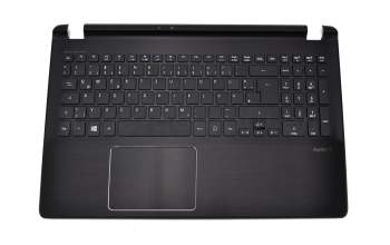 NKI1713089 original Acer keyboard incl. topcase DE (german) black/black