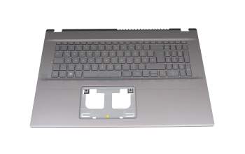 NSK-RA266C original Acer keyboard incl. topcase DE (german) grey/grey with backlight